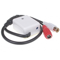 Mikrofon CCTV audio mini-box regulowany