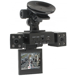 Rejestrator trasy 2-kamery monitor CCDO-1280