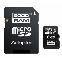 Karta pamięci microSD + adapter 8GB Goodram