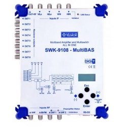 MultiBAS SWK-9108 wzmac. wielozakres. z multiswitch