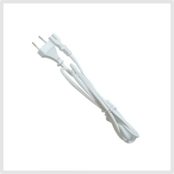 Kabel zasilający AC sieciowy atestowany 1,8m biały