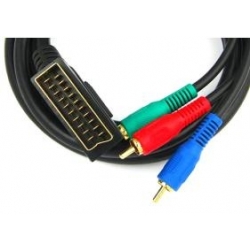 Kabel Euro-3RCA 2m RGB