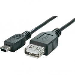 Kabel USB wt.mini USB/gn.A 0,5m