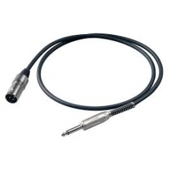 Kabel Jack 6,3 mono-XLR 3p 10m