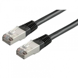 Kabel patchcord S/FTP PiMF kat.6 0,5m czarny