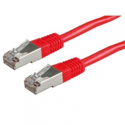 Kabel patchcord S/FTP PiMF kat.6 0,5m czerwony