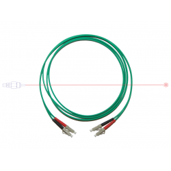 Kabel patchcord LC/PC-LC/PC 62.5/125 duplex 20m