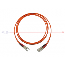Kabel patchcord SC/PC-SC/PC 50/125 duplex 20m