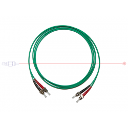 Kabel patchcord ST-ST 62.5/125 duplex 20m