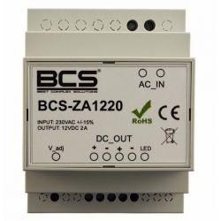 Zasilacz BCS-ZA1220 12V 2A