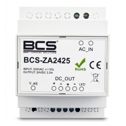 Zasilacz BCS-ZA2425 24V 2,5A