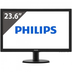 Monitor LED 23,6" Philips 243V5LSB