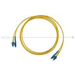 Kabel patchcord LC/PC-LC/PC 9/125 duplex 1m
