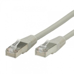 Kabel patchcord S/FTP PiMF kat.6a 0,5m szary