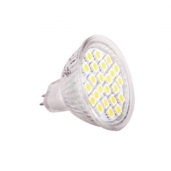 Żarówka LED MR16 4,5W 24xSMD5050 białe ciepłe-14072