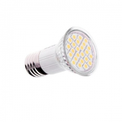 Żarówka LED E27 4,5W 24xSMD5050 białe ciepłe-14075