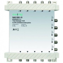 Odgałęźnik F Axing SAB 5501-10 5-we/5-wy