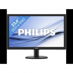 Monitor LED 23,6" Philips 243V5LHAB