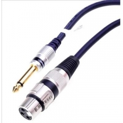 Kabel Jack 6,3 mono-XLR 3p 1m Vitalco
