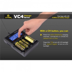 Ładowarka akumulatorków procesorowa Xtar VC4