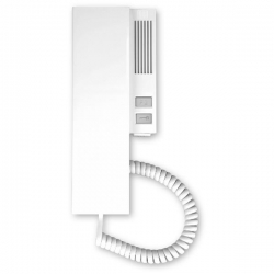Unifon cyfrowy INS-UP z dod. przyciskiem biały