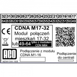 Moduł dzwonień CDNA M17-32