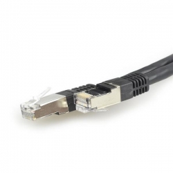 Kabel patchcord FTP CCA 25m czarny-22642