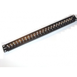 Patchpanel 24xgn.BNC 19cali 1U