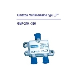 Rozdzielacz multimedialny GMF-240 1xData 1xRTV