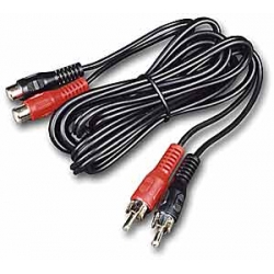 Kabel 2RCA-2RCA przedłużacz 5m