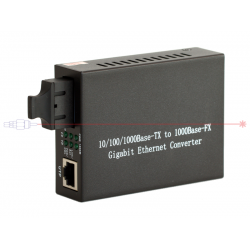 Konwerter SM 1310nm 10/100/1000 SC 20km