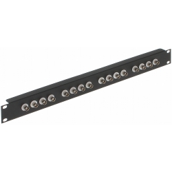 Patchpanel 16xgn.BNC 19cali 1U