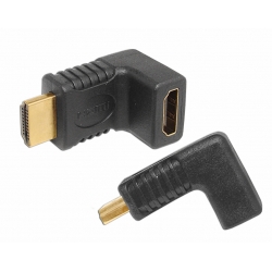 Redukcja gn.HDMI/wt.HDMI kątowe 90 stopni