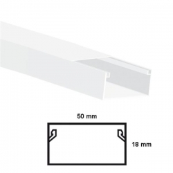 Listwa elektro. korytko kablowe 50x18 przegroda