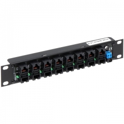 Patchpanel 8xPoE 550mA 10cali POE-8/R10