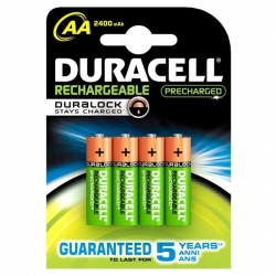 Akumulatorek NiMH AA R6 Duracell Duralock 2400mAh