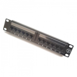 Patchpanel 16xRJ45 UTP kat.5e 19cali 1U