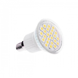 Żarówka LED E14 4,5W 24xSMD5050 białe ciepłe-14074