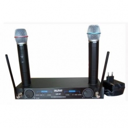 Mikrofon bezprzewodowy UHF LS-87 2-kanałowy zestaw