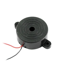 Buzzer 12V 12mA 50mm z przewodami