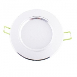 Oprawa sufitowa LED srebrna 3W białe naturalne-14306