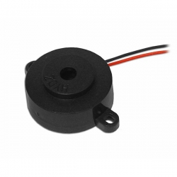 Buzzer 12V 12mA 32mm z przewodami