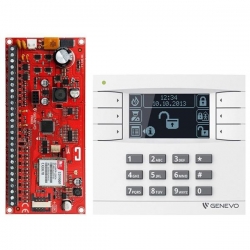 Centrala alarmowa PRiMA 64 GSM SET LCD zestaw