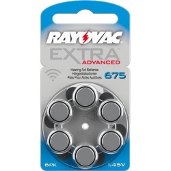 Bateria słuchowa 675 Rayovac Extra Advanced 1,45V