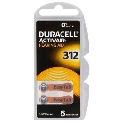 Bateria słuchowa 312 Duracell ActivAir 1,45V