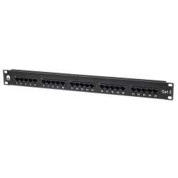 Patchpanel 24xRJ45 UTP kat.3