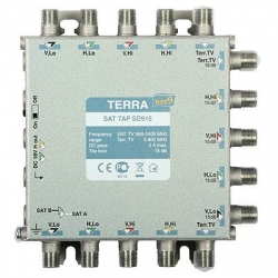 Odgałęźnik TV/SAT Terra SD-915 9we/18wy 15dB