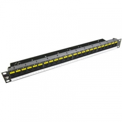 Patchpanel 24xRJ45 UTP kat.5e 19cali 1U PowerCat5e