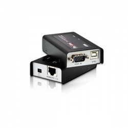 Extender sygnału KVM VGA + USB po skrętce 100m