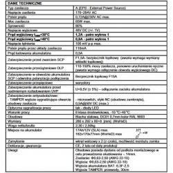 Zasilacz buforowy impulsowy HPSB1248C 48V 1,2A 17A